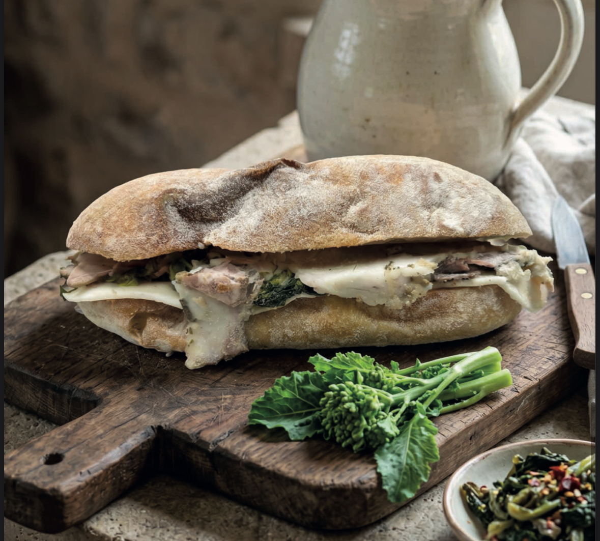Ciabatta Porchetta, Friarielli e Provola