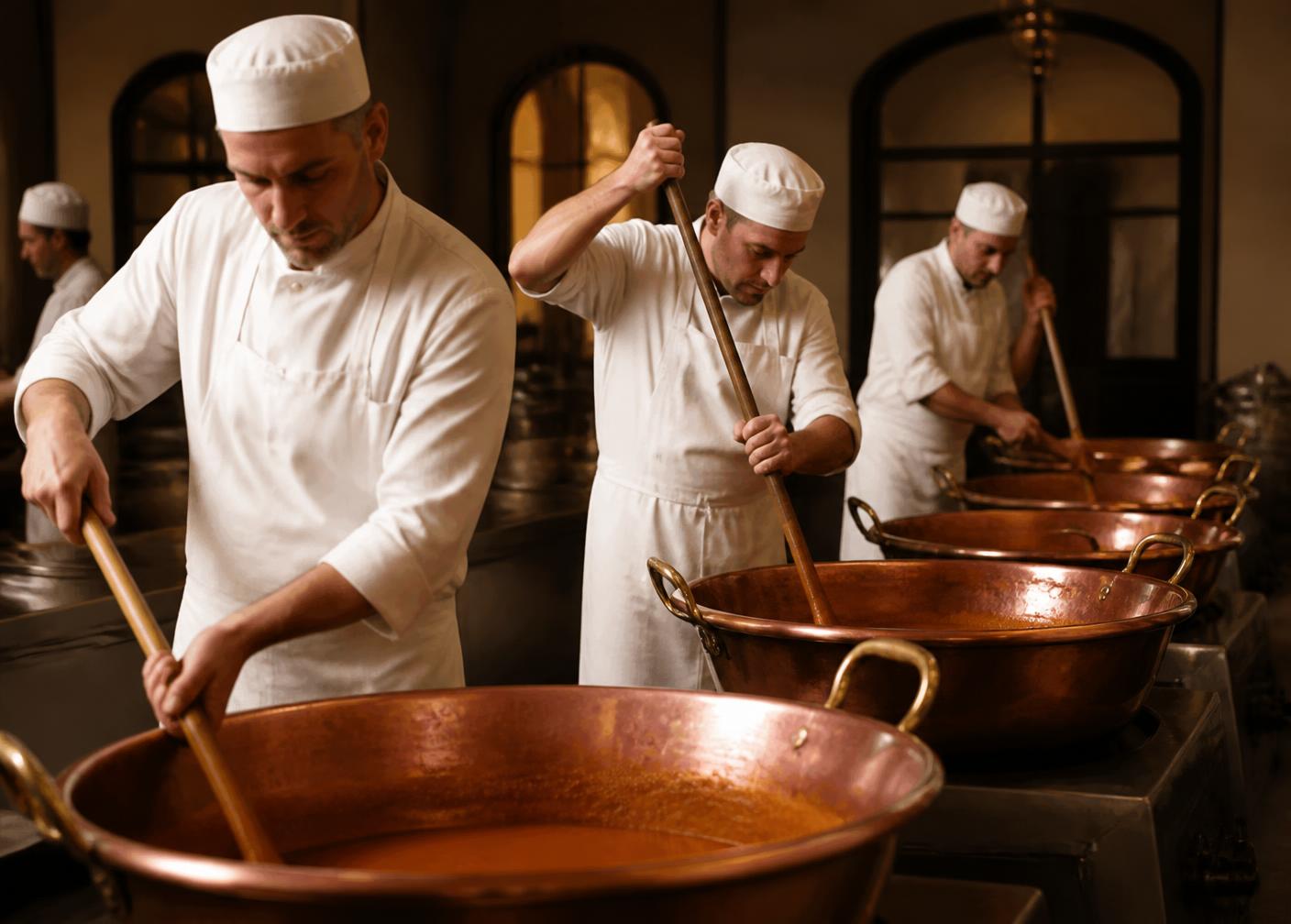 Produzione artigianale nel laboratorio GOURMEAT